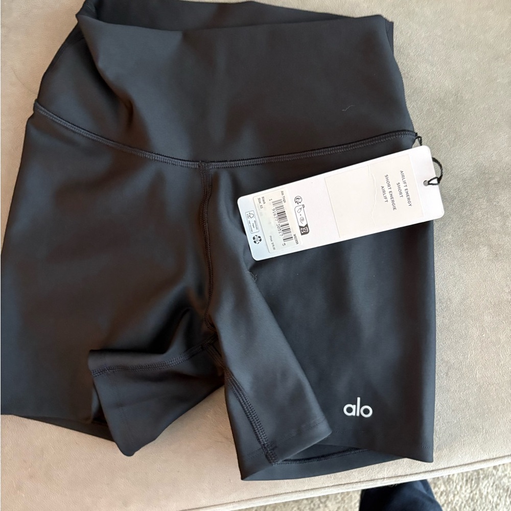 ALO Yoga Women's Charcoal Bike Shorts